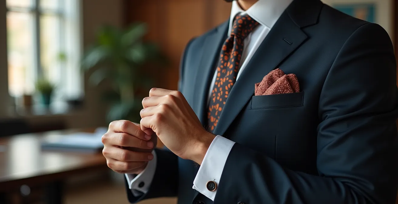 Detalles sutiles de estilo vintage integrados en vestimenta profesional moderna