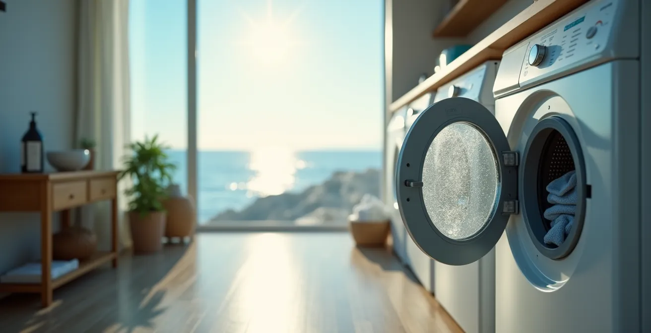 Visualización del viaje de microplásticos desde la lavadora hasta el océano